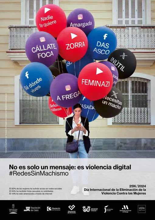 Cartel de la campaña de las diputaciones por el 25N