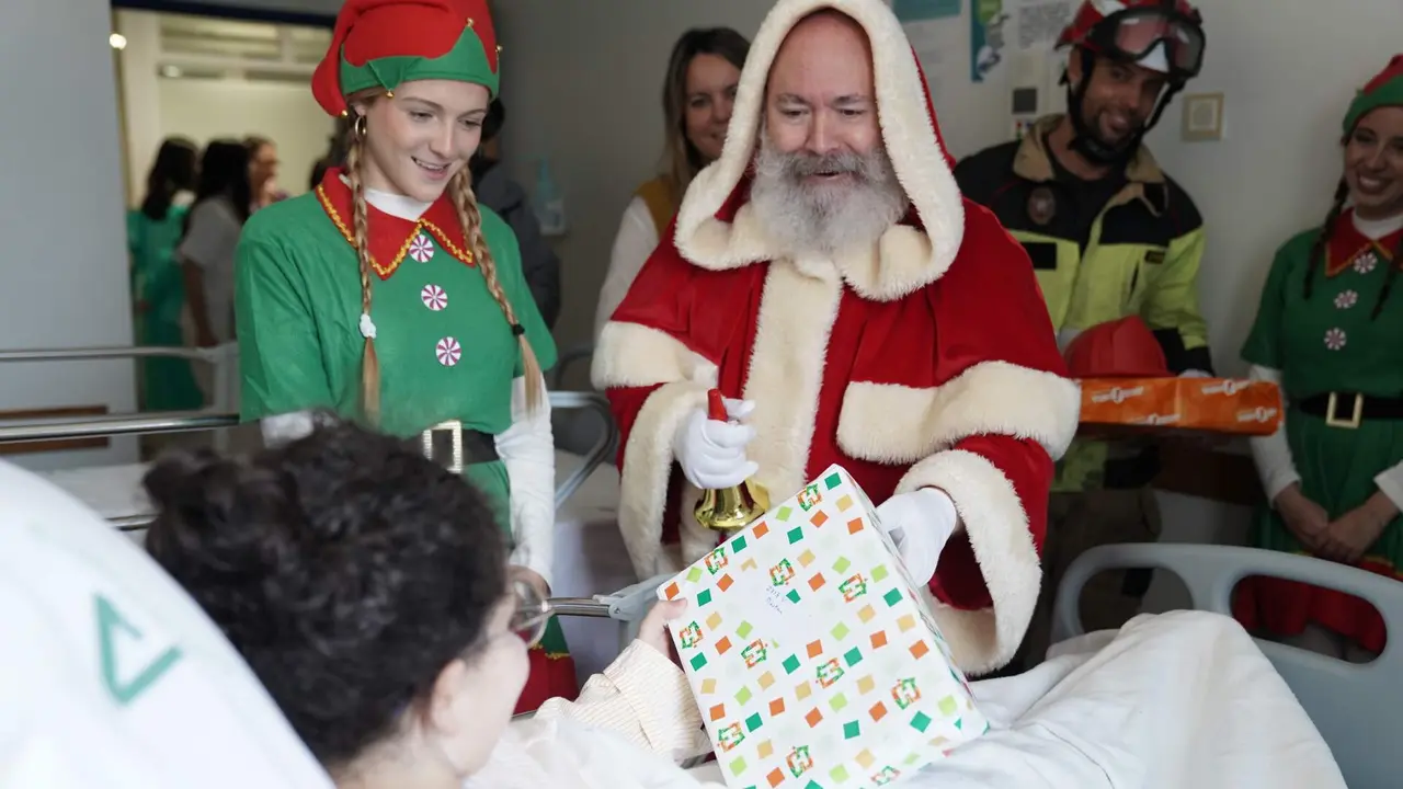 Visita de Papa Noel