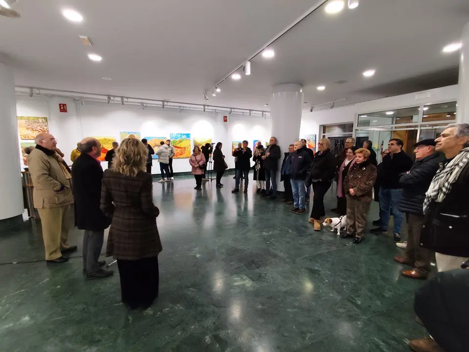 Aspecto de la sala de exposiciones