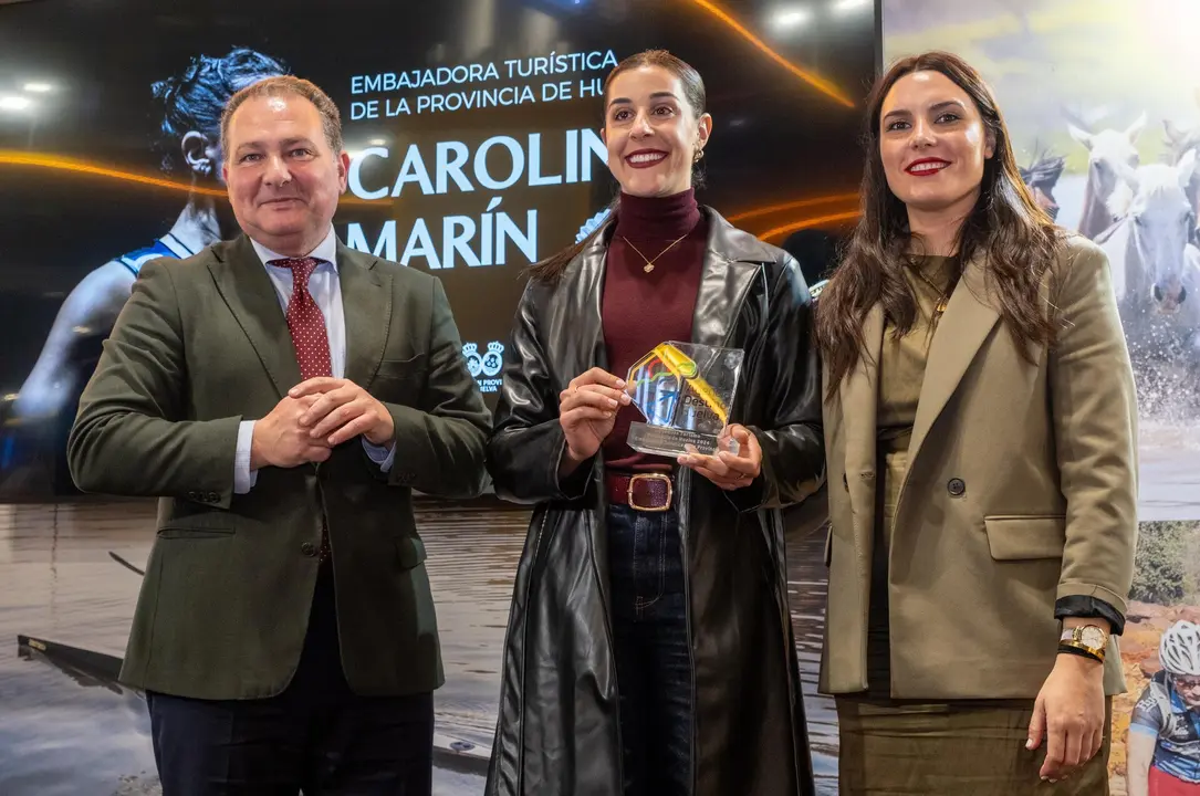 Carolina Marín recibe el reconocimiento