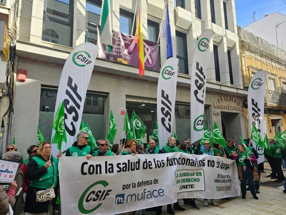 Protesta de CSIF