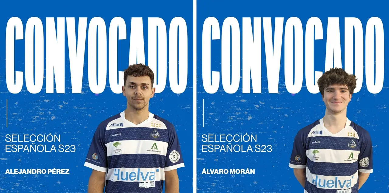 Los dos internacionales sub-23 del CB IES La Orden.