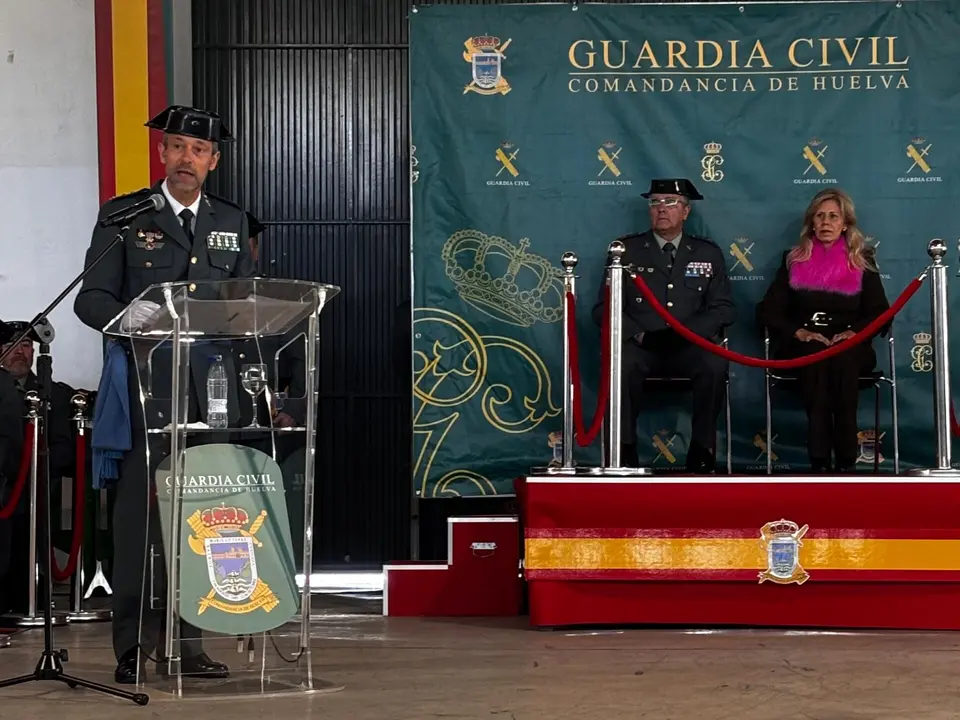 Toma de posesión de Julio Serrano al mando de la Guardia Civil