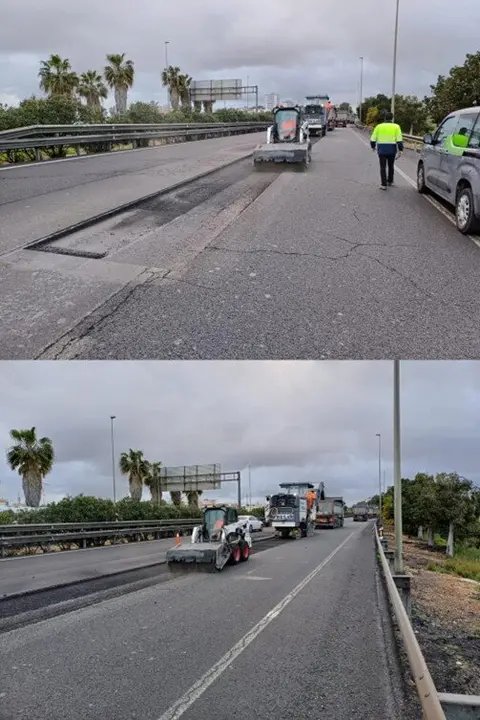 Inicio de obras en las autovías de Huelva