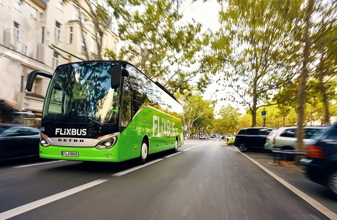 Vehículo de la compañía FLIXBUS_