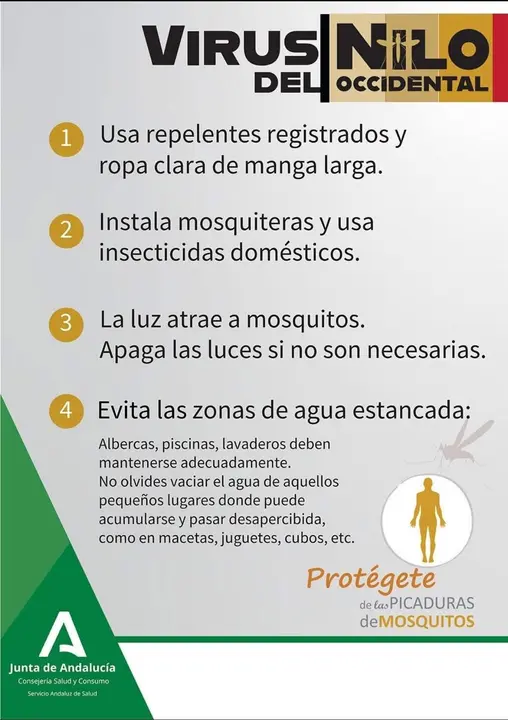 Recomendaciones de la Junta de Andalucía