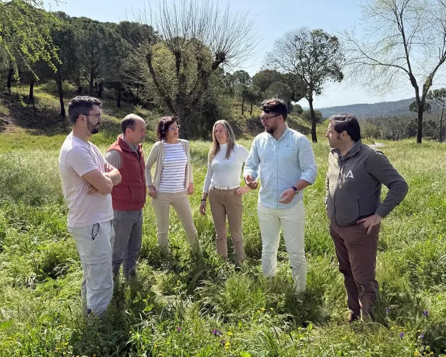Visita a los terrenos recuperados