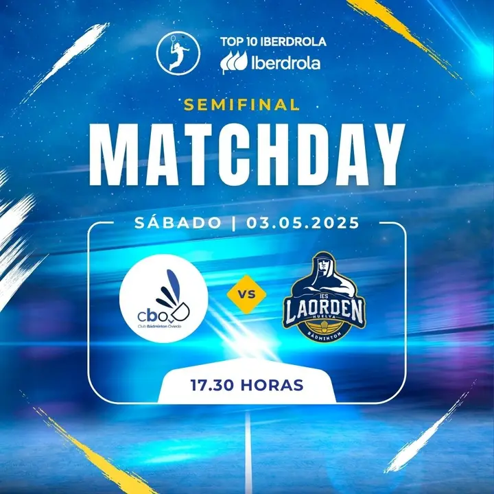 El cartel del partido.