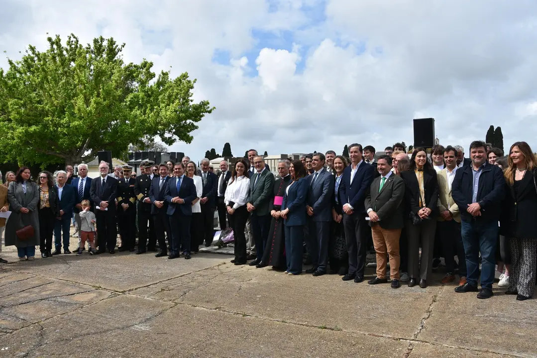 Foto del acto de homenaje a William Martin.