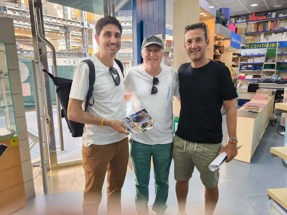 Juanma Pavón, José Luis Camacho y David Torrejón