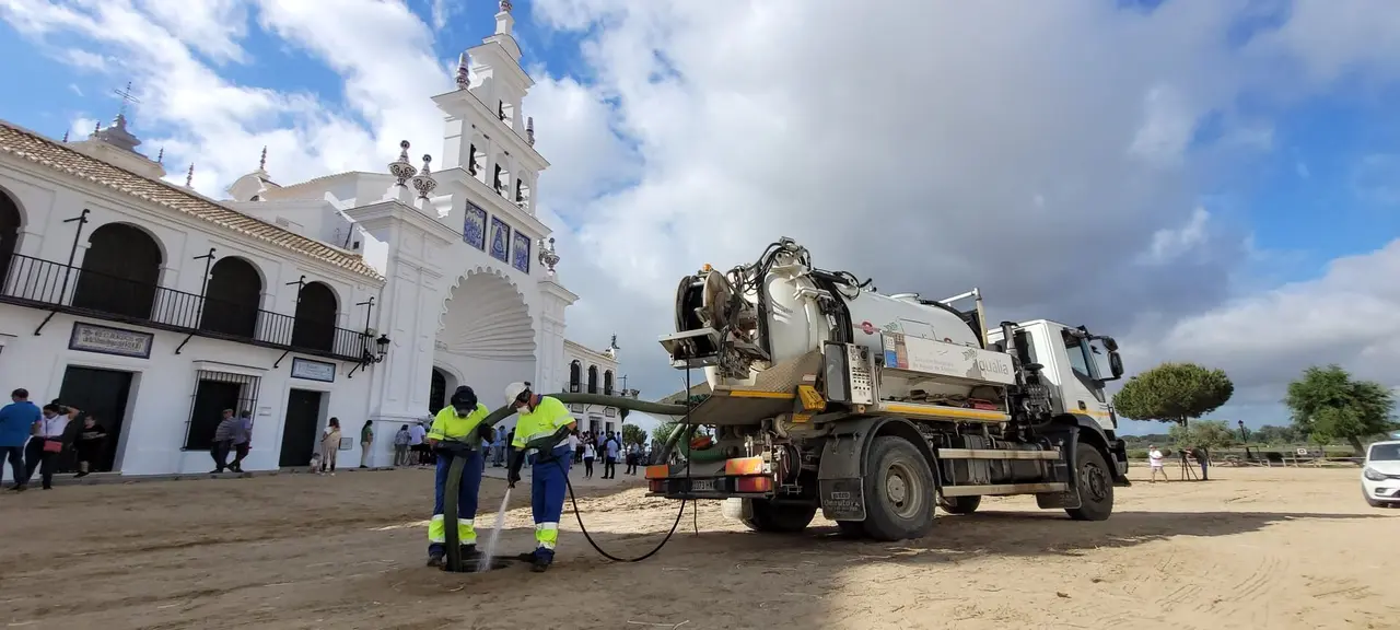 Aqualia prevé un consumo de 53 millones de litros de agua en El Rocío