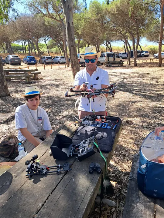 Curso con drones.