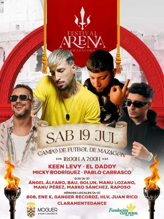 Festival Arena Mazagón 2025.