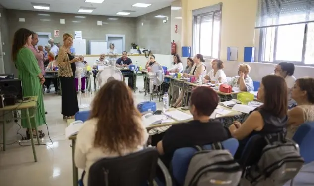 Curso de ayuda a domicilio  / Fotografía: Ayuntamiento de Huelva.