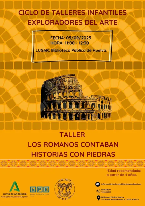 Cartel del evento / Fotografía: Biblioteca Provincial de Huelva.
