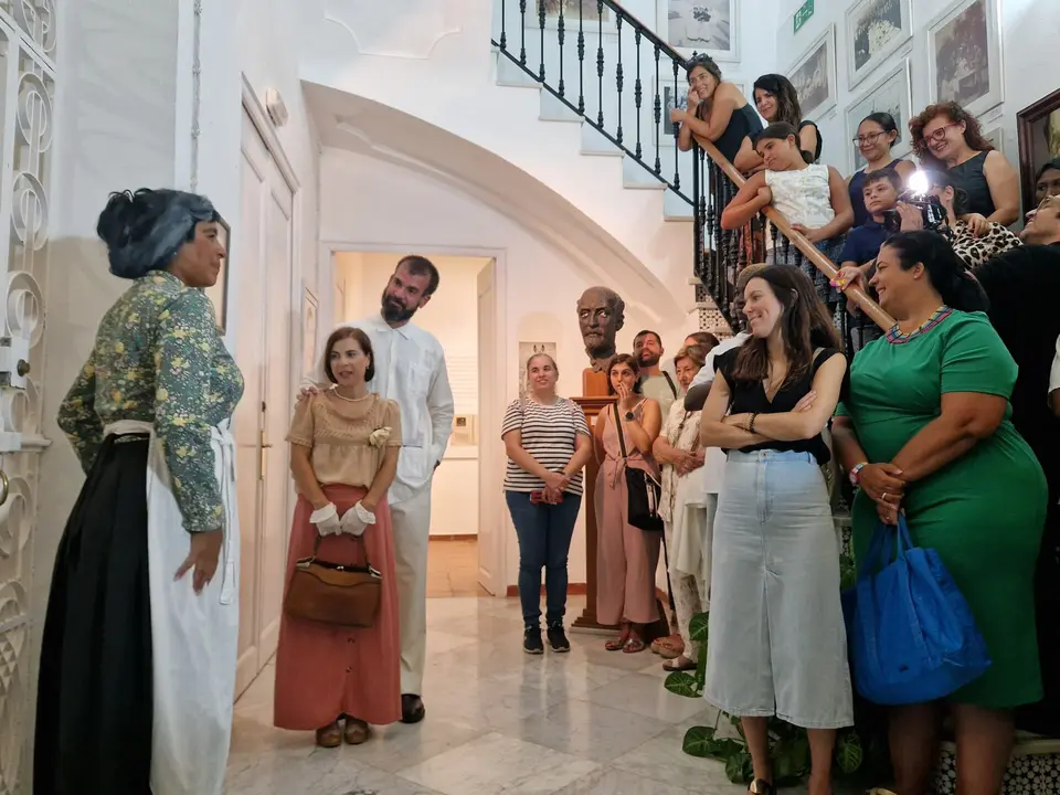Dramatizaciones en la Casa Natal de Juan Ramón Jiménez / Fotografía: Ayuntamiento de Moguer