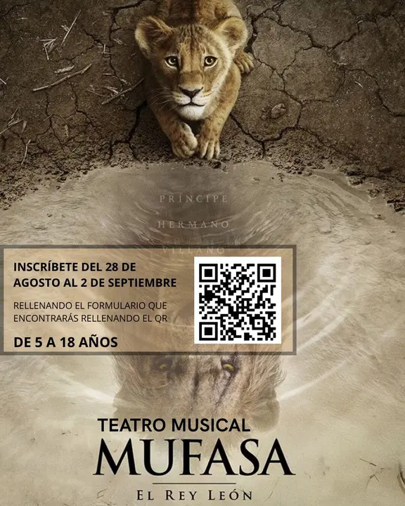 Musical Mufasa: El Rey León / Fotografía: Ayuntamiento de Santa Olalla del Cala.
