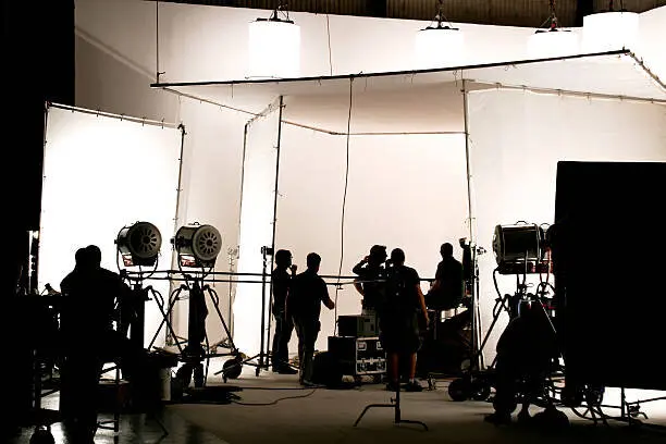 Imagen del proceso de grabación de una película.