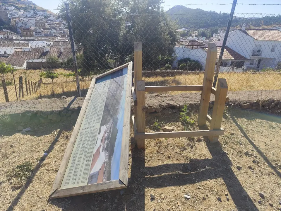 Actos vandálicos en Aracena / Fotografía: Ayuntamiento de Aracena.