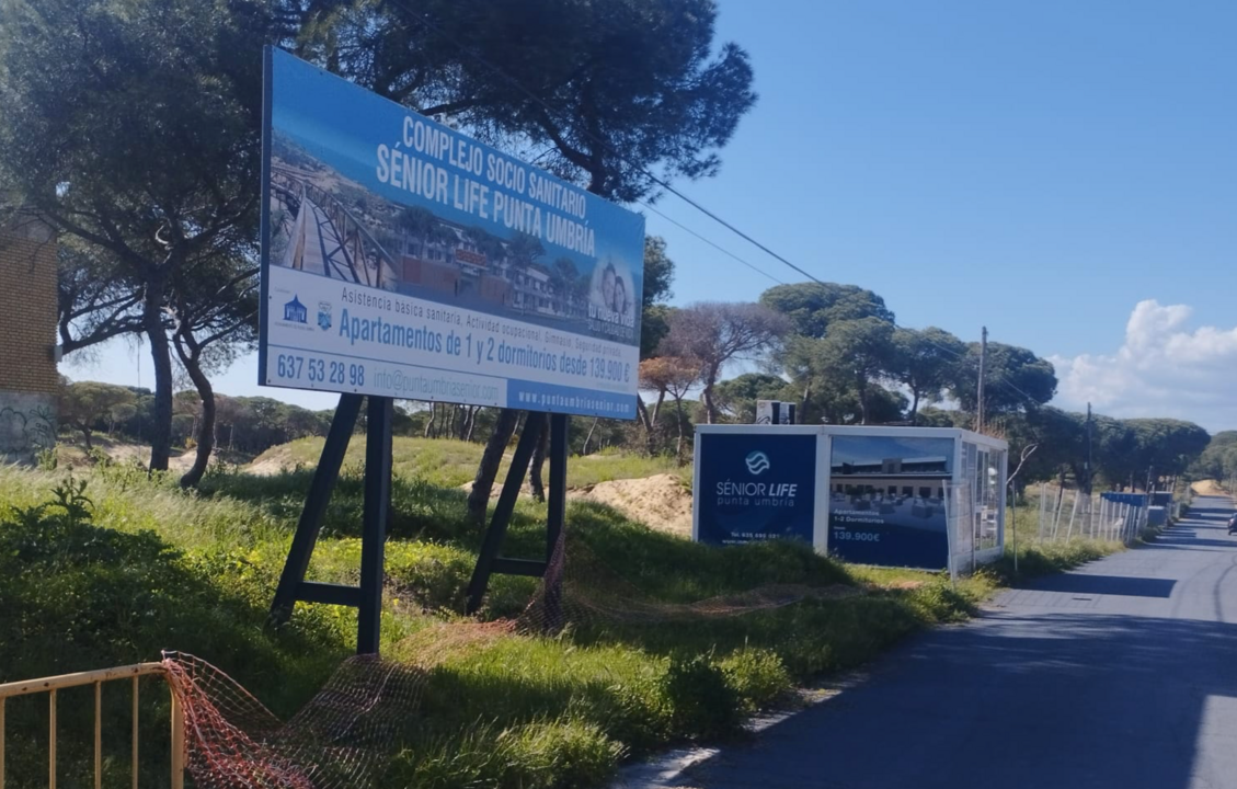 Proyecto en Pinos del Mar. / Fotografía: PSOE de Huelva.
