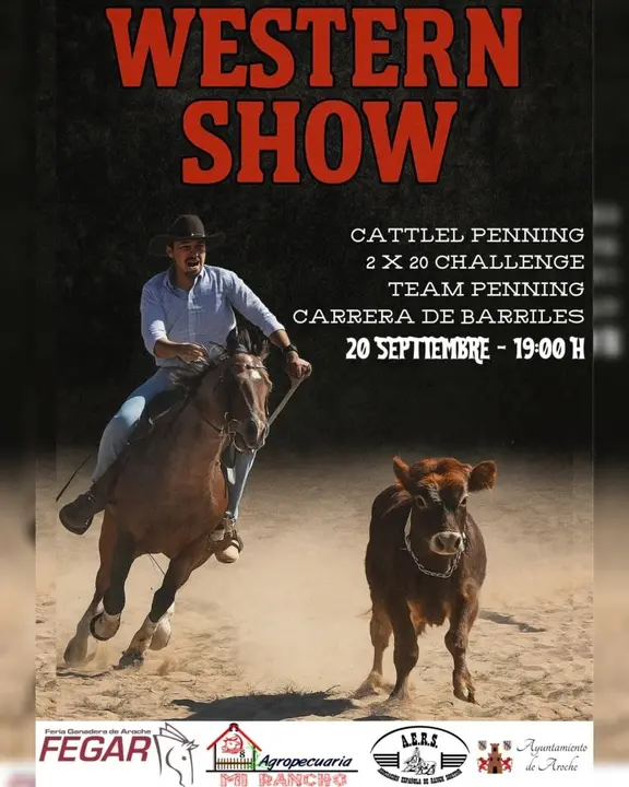 Cartel del Western Show en Aroche.