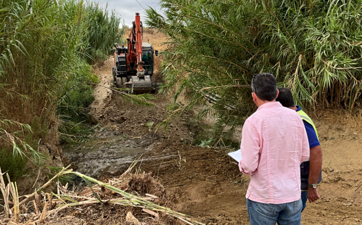 Arreglo de caminos en Moguer