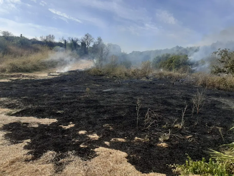 Incendio en Bonares