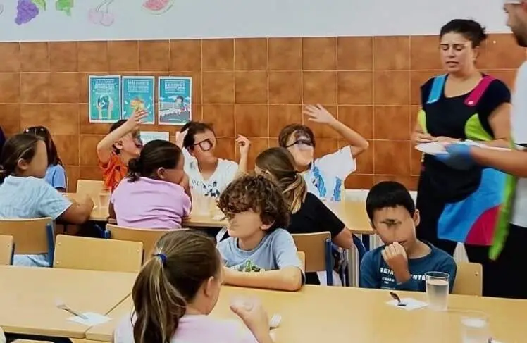Un comedor escolar.