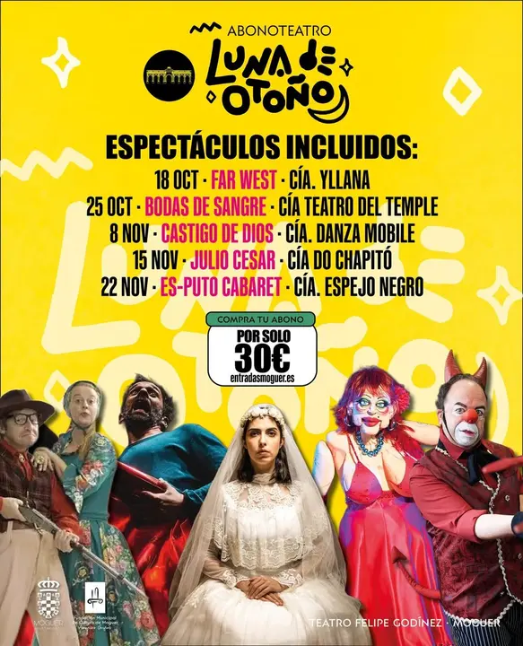 Cartel de Luna de Otoño de Moguer.