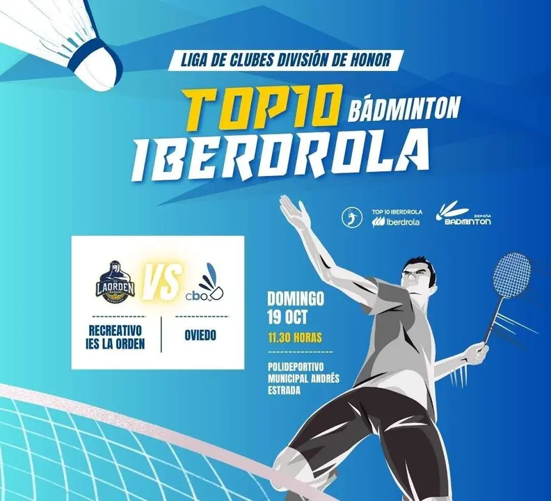 El cartel del partido.