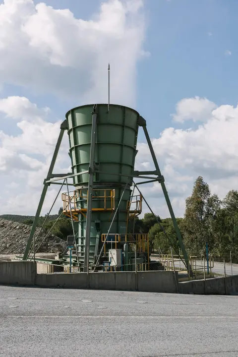 Ventilador en mina Aguas Teñidas