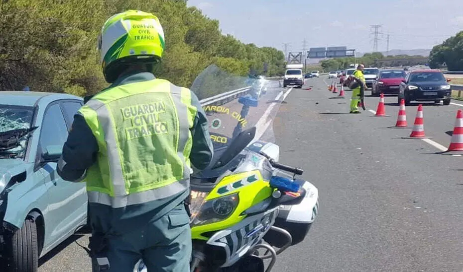 Imagen de un accidente.
