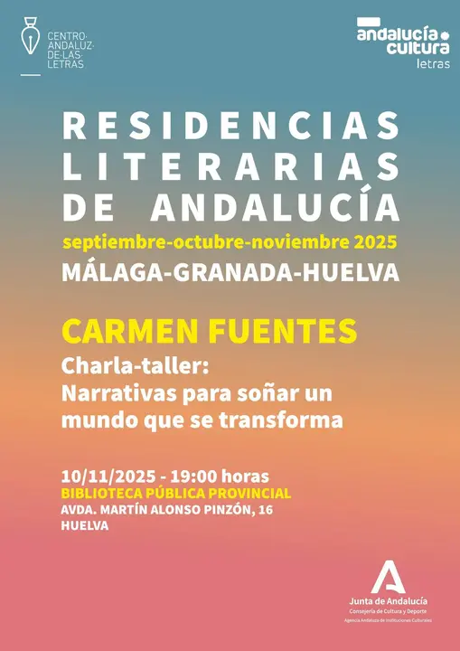 Charlas en la biblioteca municipal.