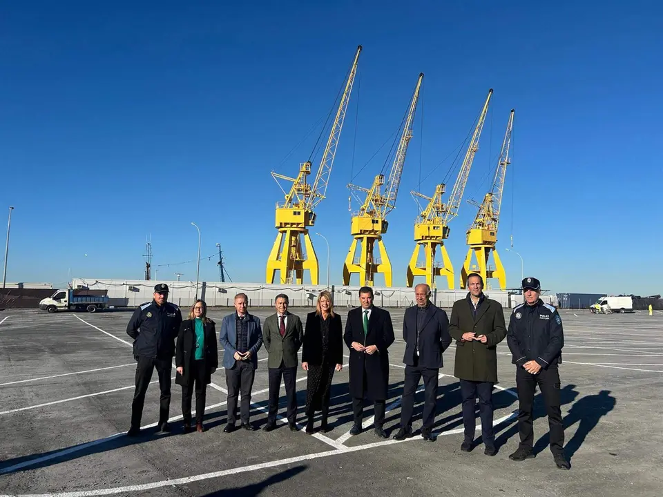 Nuevo aparcamiento del Puerto de Huelva.