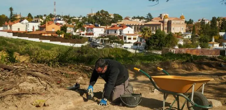 Restos del Castillo Medieval de Huelva.