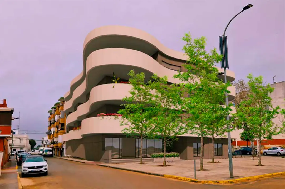 Recreación virtual de la nueva residencia.