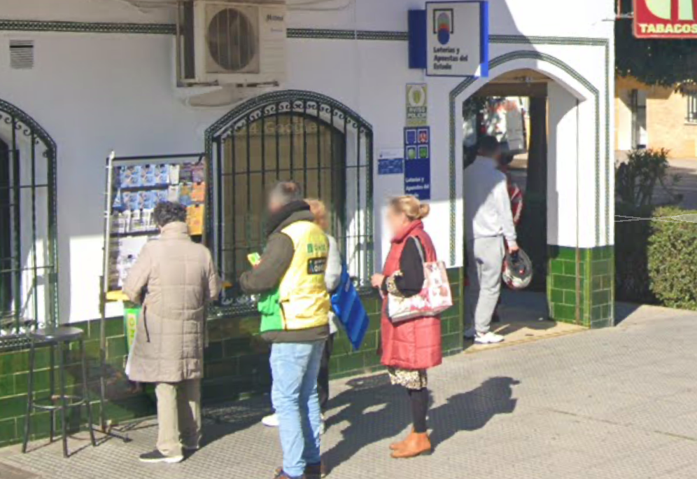 Administración de Ayamonte donde se vendió.