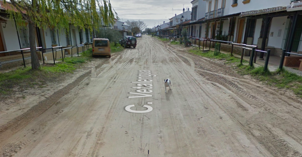 Calle en El Roc&iacute;o