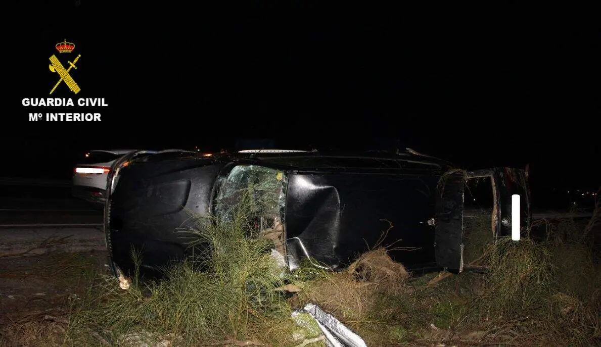 Imagen del accidente.