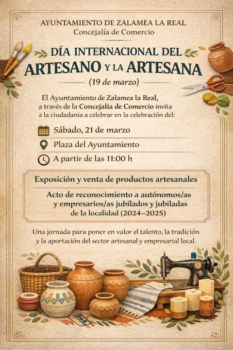 Muestra artesana Zalamea La Real.