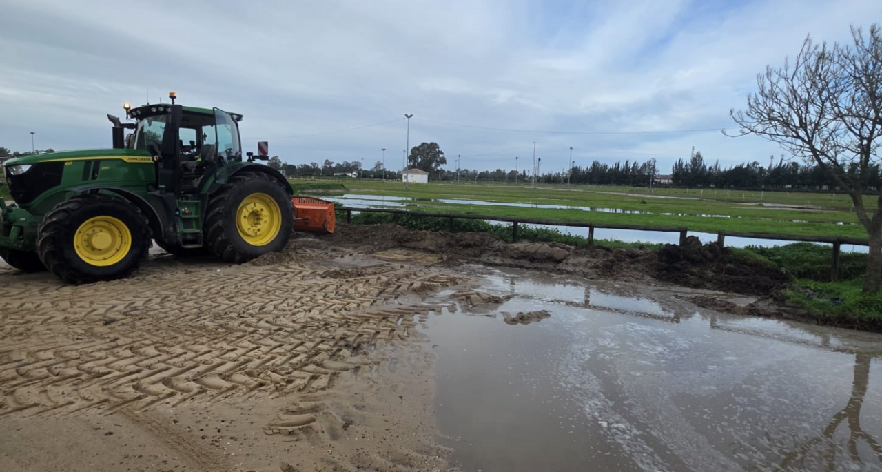 Trabajos en El Roc&iacute;o.