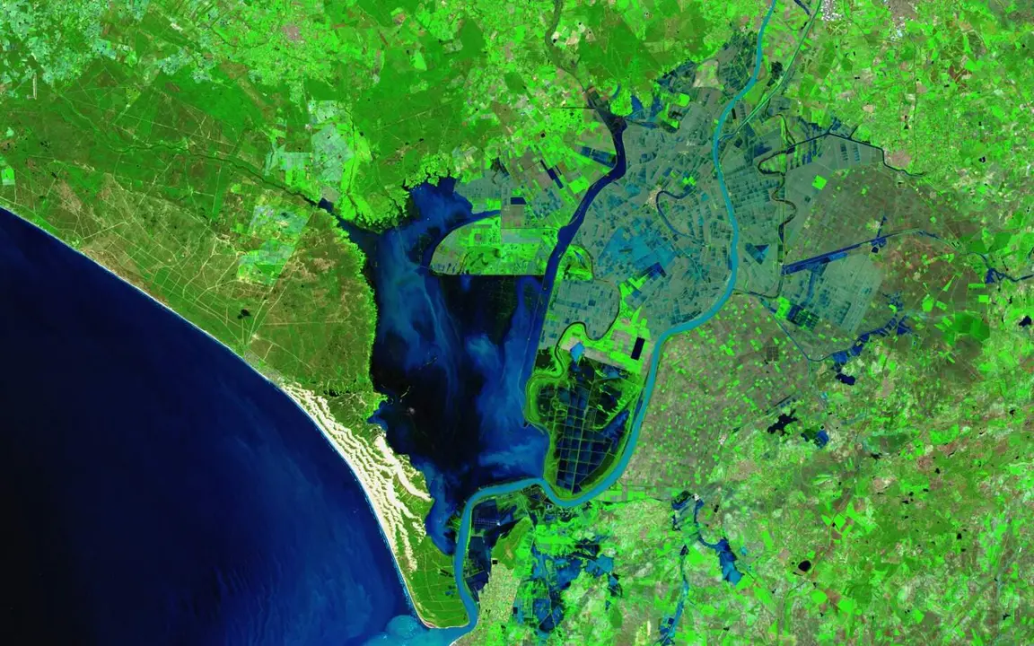 Imagen de Do&ntilde;ana inundada.