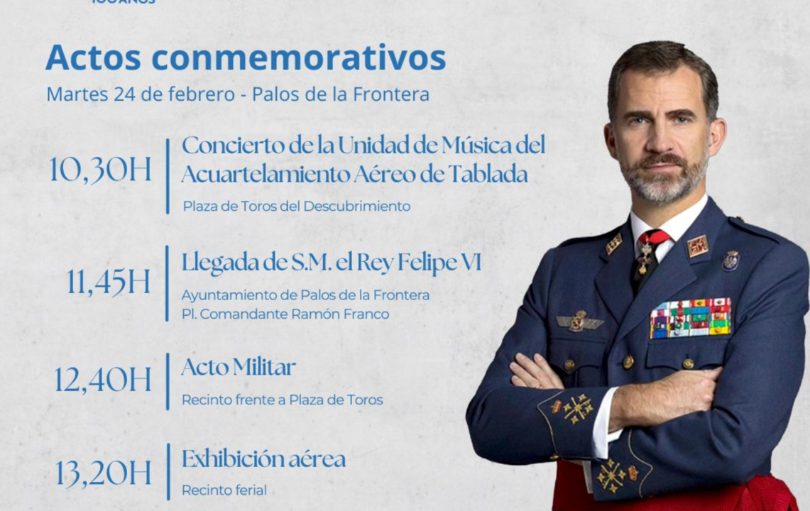 Actos visita de Felipe VI