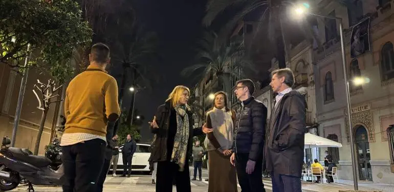 Nueva iluminaci&oacute;n en el Paseo de la Independencia.