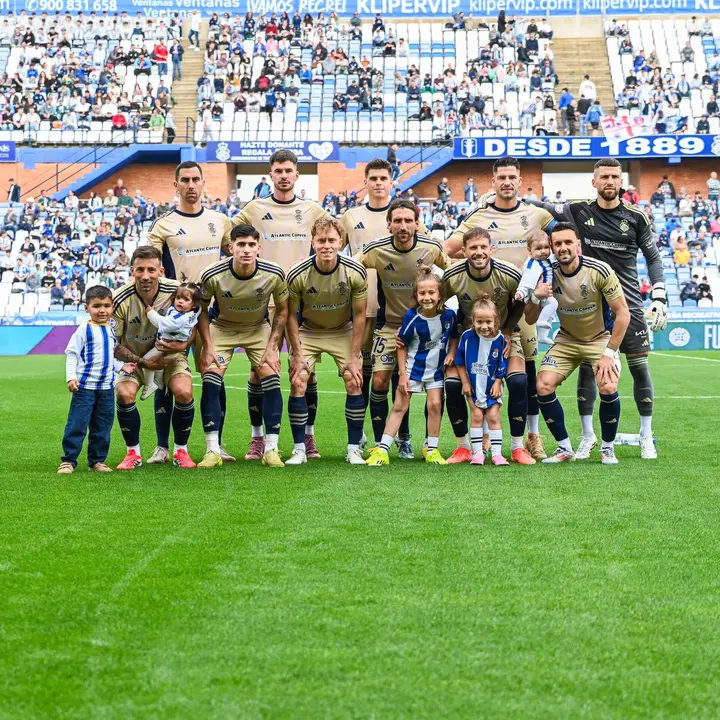 La alineaci&oacute;n del Recre ante el Real Ja&eacute;n.