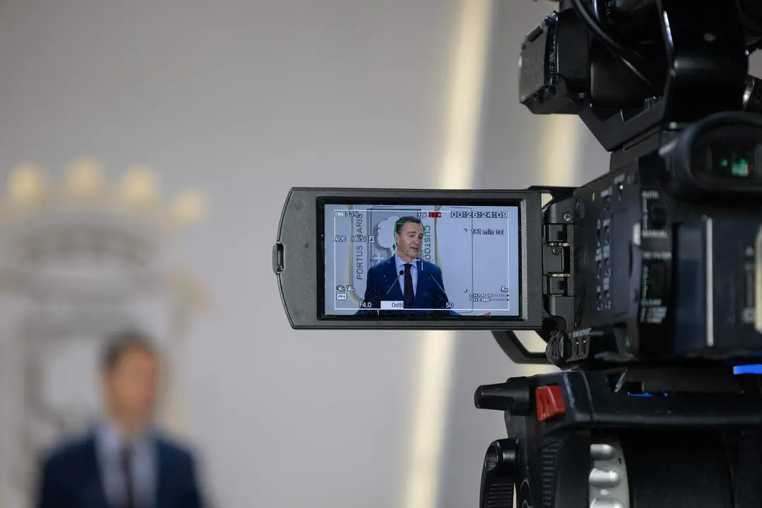 Felipe Arias, en rueda de prensa.