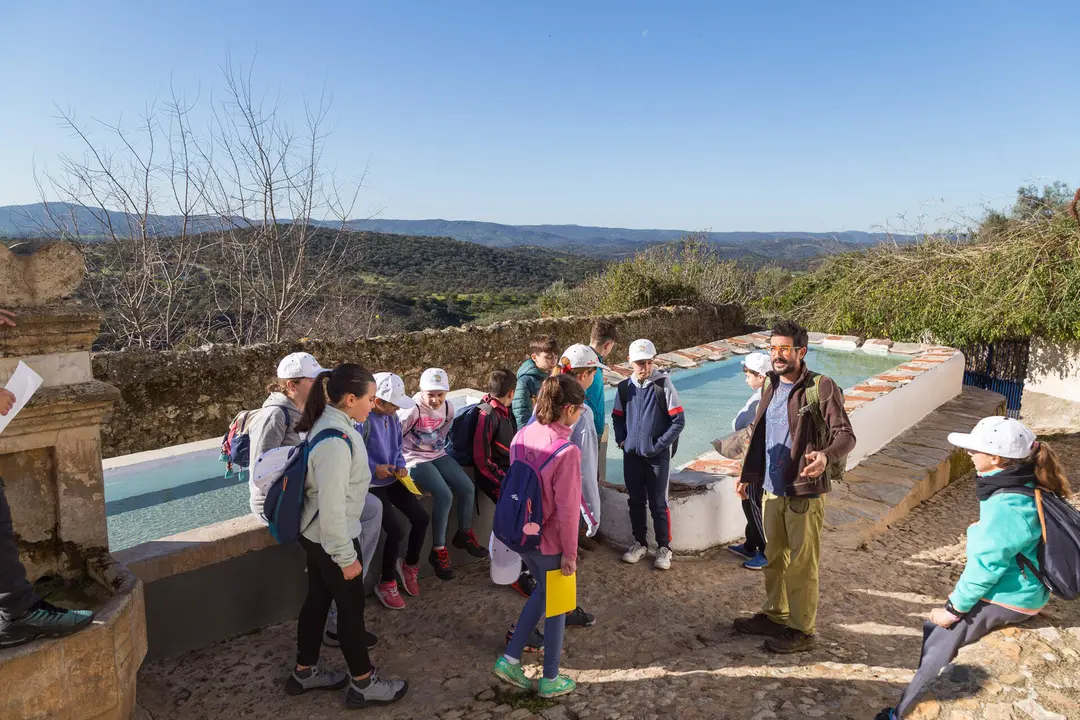 Actividad Geoescuela en Zufre -  proyecto Geoparque-9