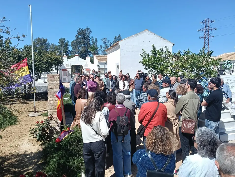 Homenaje en Trigueros a fusilados tras la guerra.