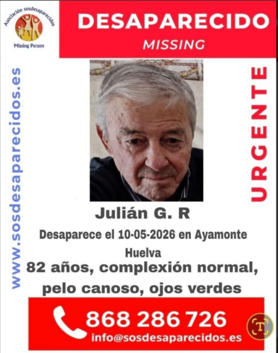 Juli&aacute;n, desaparecido en Ayamonte