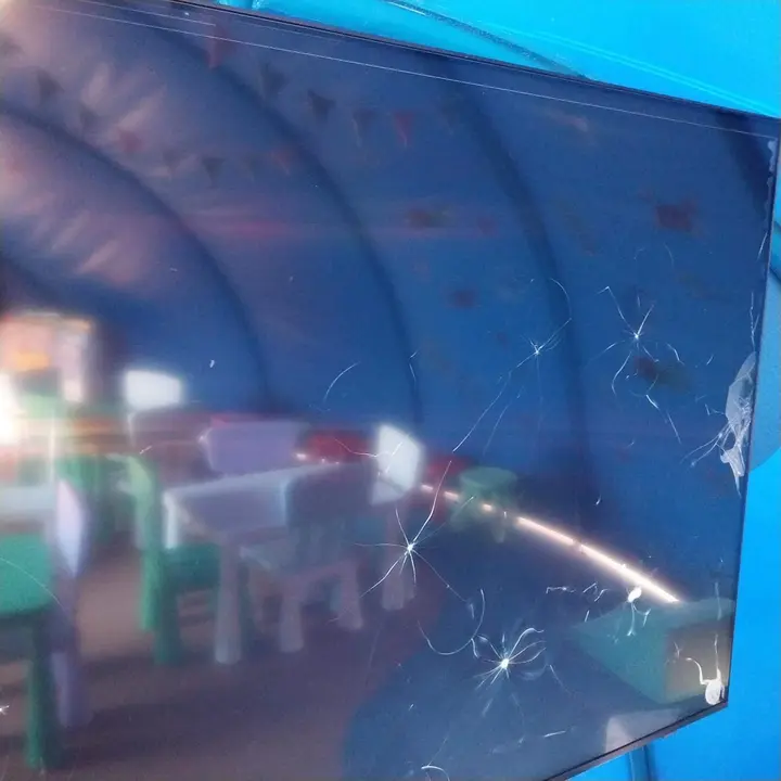 Destrozos en el Patio del Amor.